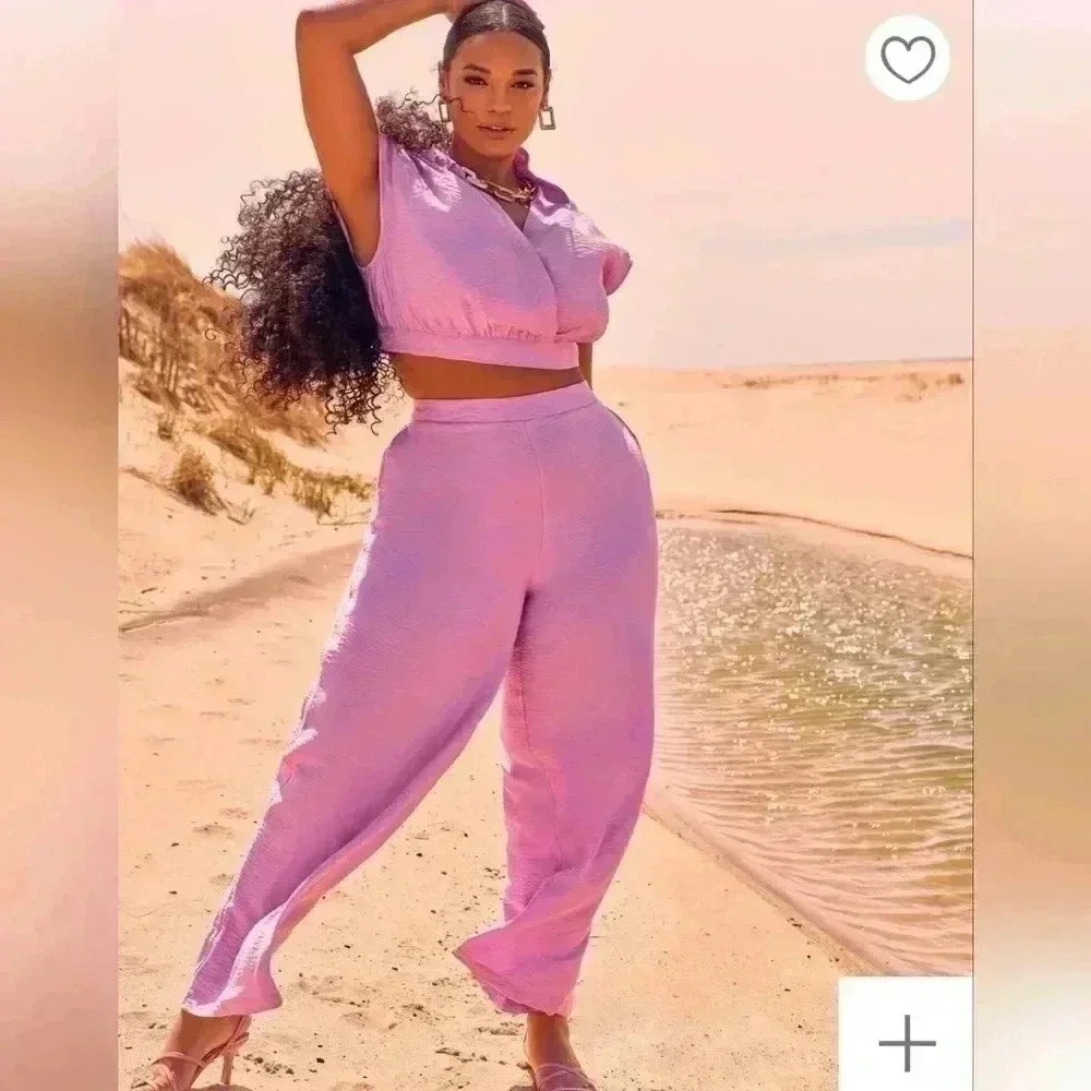 Eloquii Wide Leg Pull On Pant size plus 26